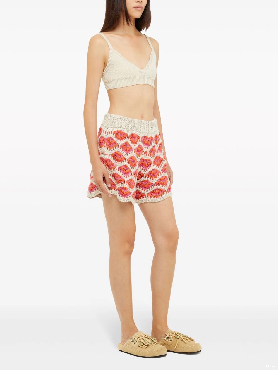Affordable crochet-knit Hawa Women shorts Alanui Mahal 0728